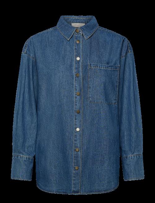FREE/QUENT | Shirt From Freequent In A Soft Denim Material. The Shirt Has A Simple Silhouette | M