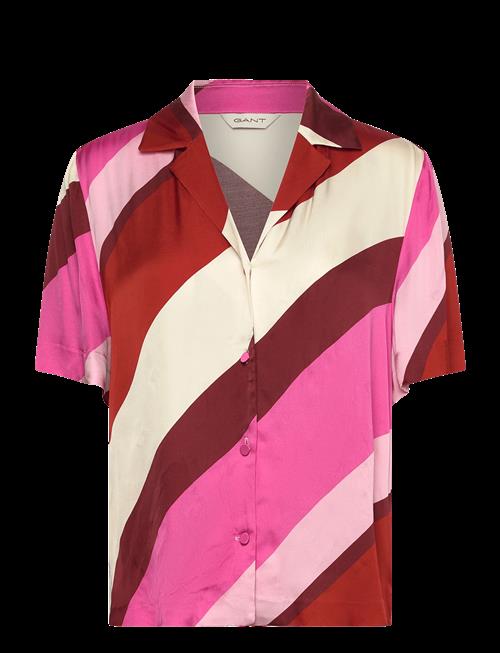 Gant | Striped Camp Collar Ss Shirt | 34