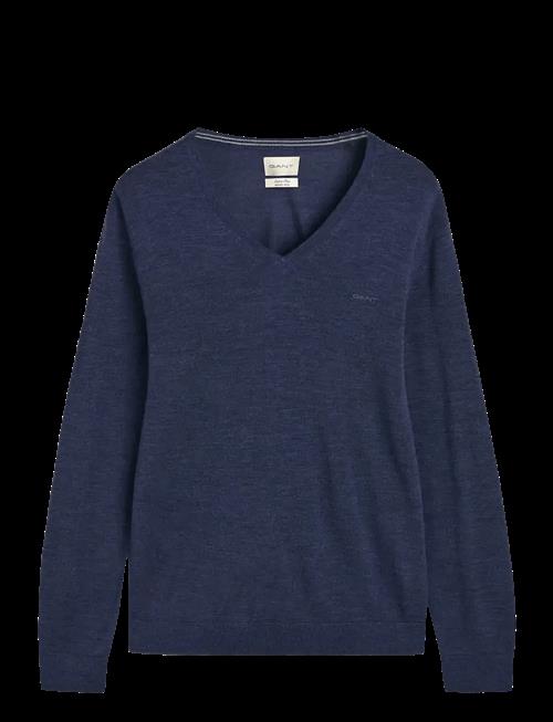 Gant | Extrafine Merino Wool V-Neck | M