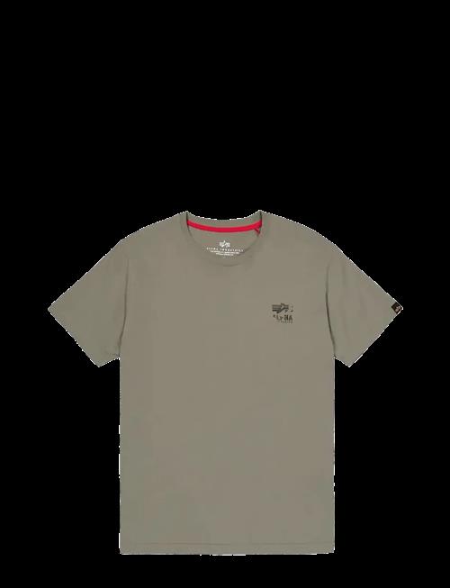 Alpha Industries | Camo Logo Puff Print Back Print T | S