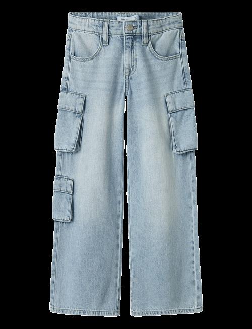name it | Nkfbella Wide Cargo Jeans 8772-Be Noos | 140