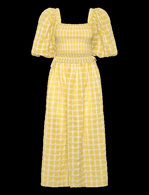 Stella Nova | Delicate Checked Maxi Dress | 38