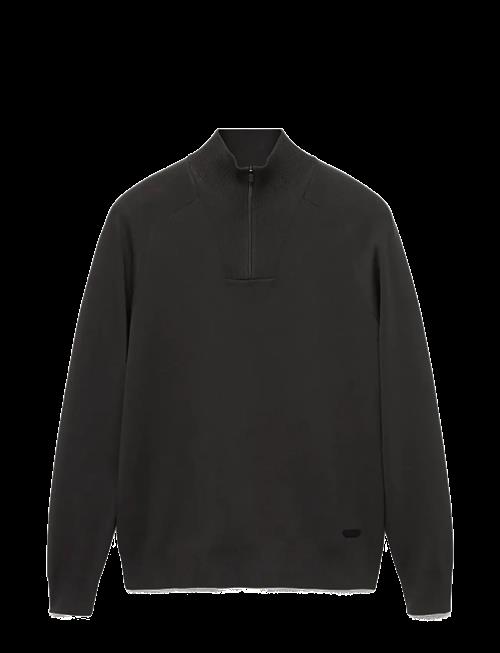 Mango | Breathable Zip-Neck Sweater | XL