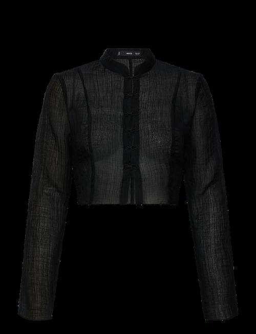 Mango | Lyocell Blouse With Toggles | XS