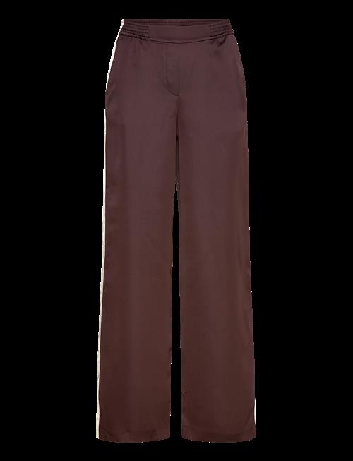 Mango | Satin Trousers With Contrasting Stripe | S