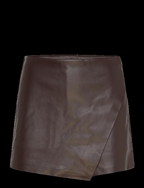 Mango | Faux-Leather Culottes | 36