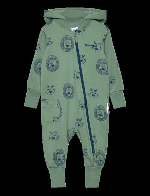 Geggamoja | College Jumpsuit Green Tiger | 122/128