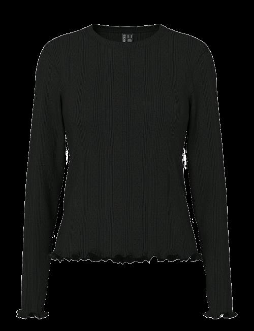Pieces | Pcmarie Ls O-Neck Poin Top Jrs Noos Bc | XXL