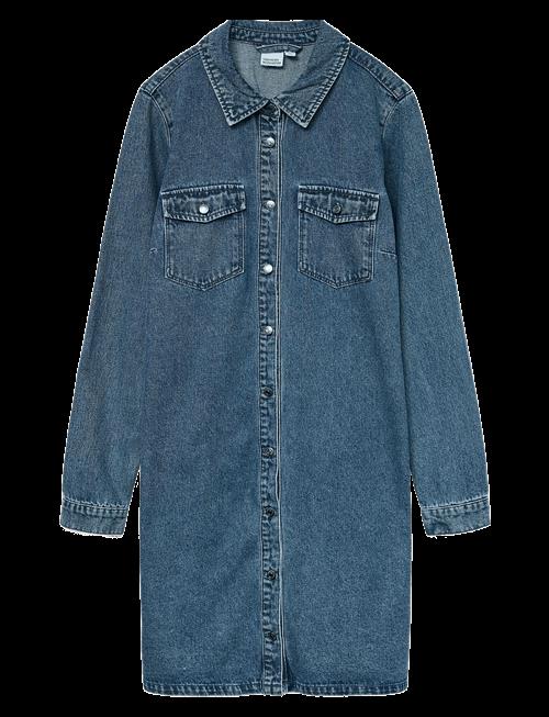 Vero Moda | Vmjennie Ls Short Denim Dress Ga Noos | L