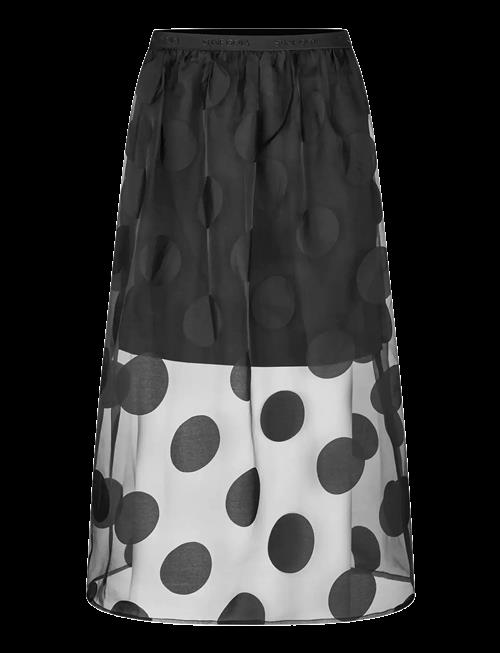 STINE GOYA | Dotted Organza, Elasticated Waistband Midi Skirt | M