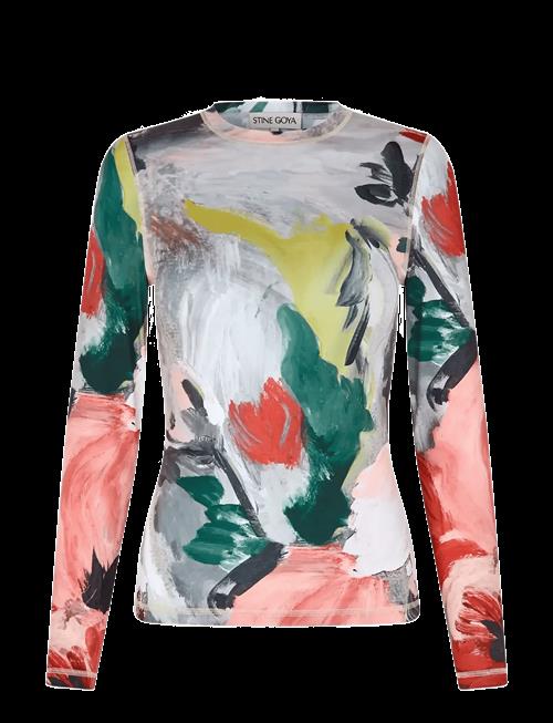 STINE GOYA | Stocking Jersey, Elastic Long Sleeve Top | XS/S