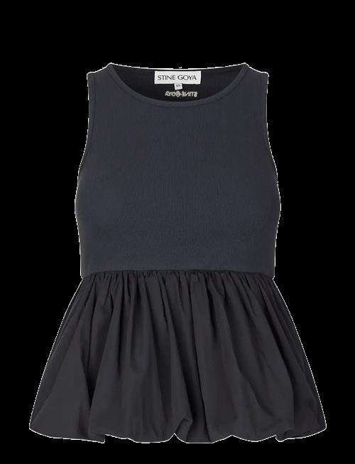 STINE GOYA | Rib / Light Cotton, Sleeveless Balloon Top | L