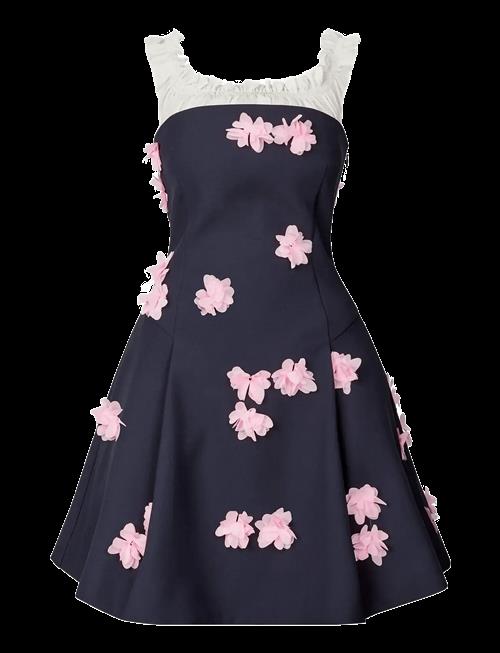 STINE GOYA | Double Sided Crepe, Off Shoulders Short Dress | S