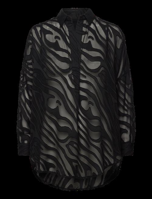 French Connection | Zebra Devore Popover | S