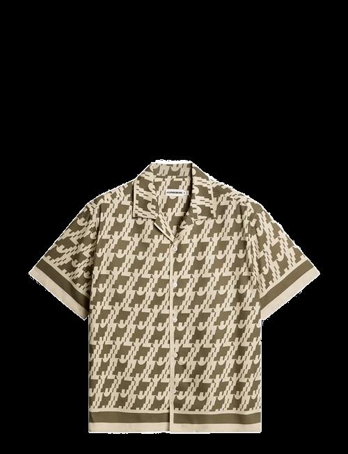 J. Lindeberg | Ellis Border Resort Shirt | L