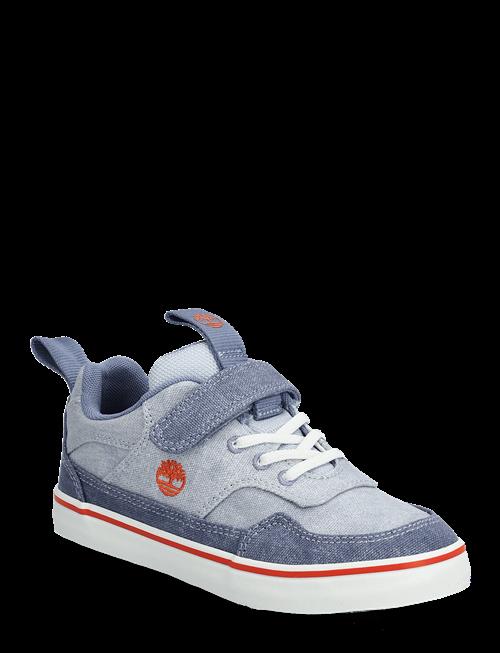 Timberland | Stone Jump Low Hook & Loop Sneaker Lt Blue Canvas | 50
