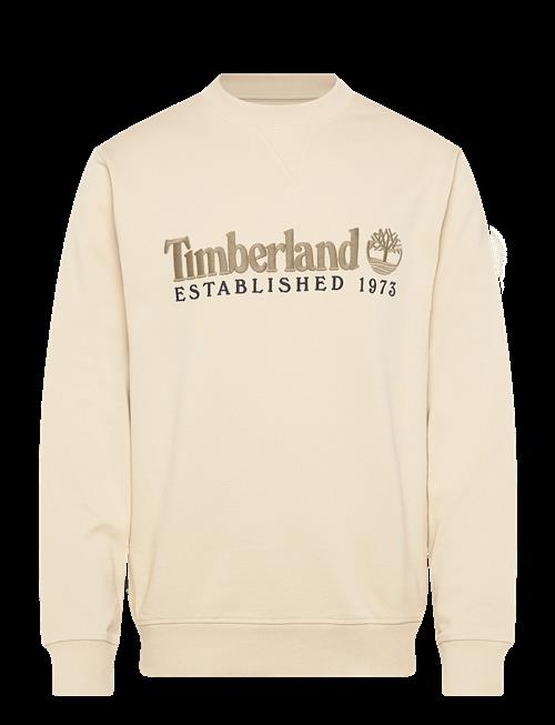 Timberland | Established 1973 Embroidered Logo Crew Neck Sweatshirt Putty | L
