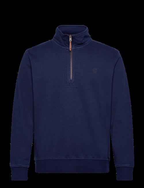 Timberland | Indigo 1/4 Zip Sweatshirt Rinse | M