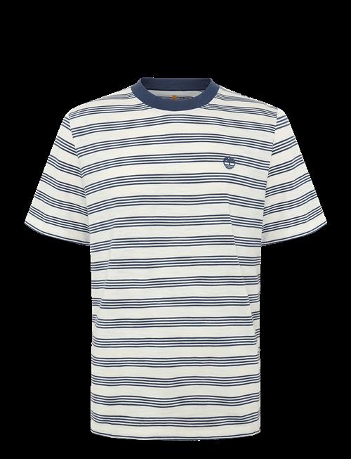 Timberland | 4 Rows Striped Short Sleeve Tee Vintage | XL