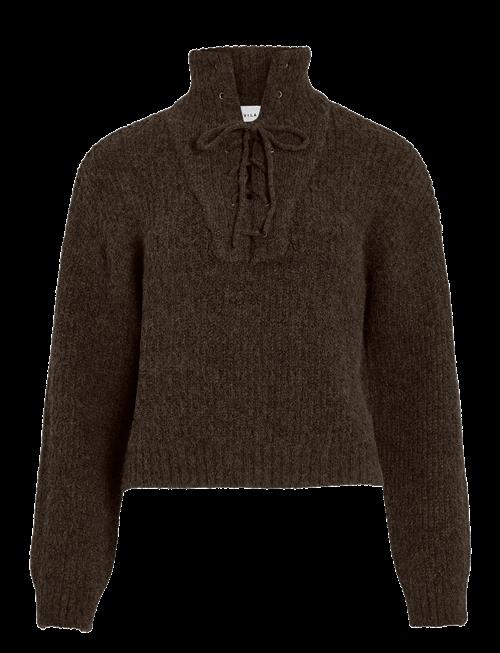 Vila | Vigleeba High Neck L/S Rib Knit Top | XL
