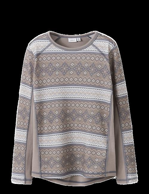 name it | Nkfwillto Wool Ls Top | 134-140