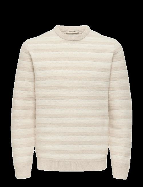 ONLY & SONS | Onsming Life Reg Ls Crew Neck Knit | XXL