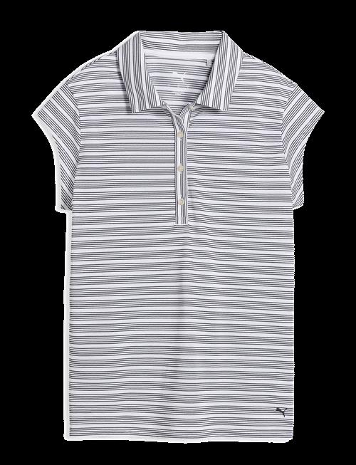 PUMA Golf | W Pique Yd Stripe Cap Sleeve | M