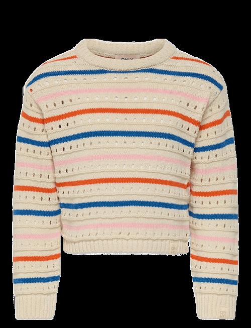 Kids Only | Kmgstina Life L/S O-Neck 3D Stripe Knt | 92