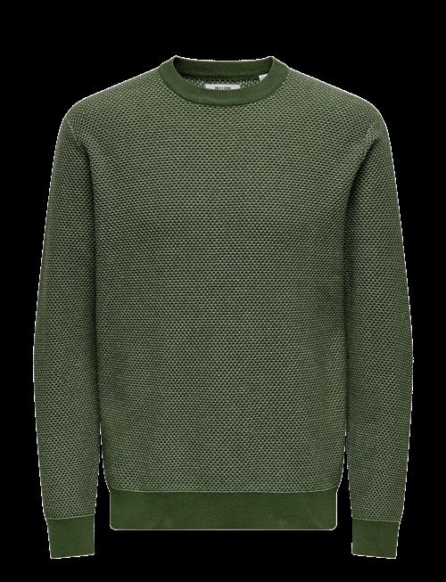 ONLY & SONS | Onsmorgan 12 Structure Crew Knit Noos | M