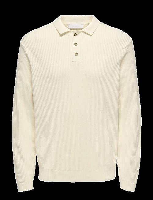 ONLY & SONS | Onslaw Reg Ls Polo Knit Frml | L