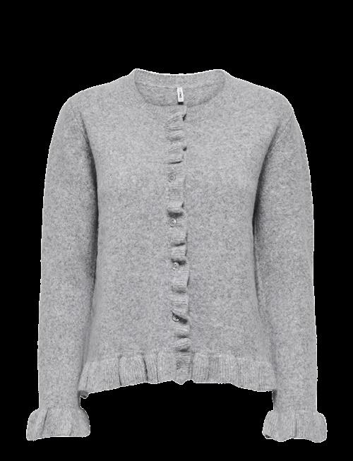 ONLY | Onlrima Life Ls Fril Butto Cardi Cs Knt | S