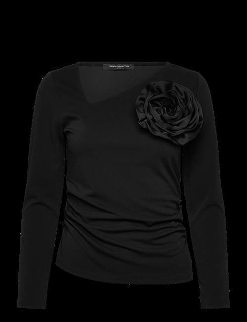 French Connection | Valetta Jersey Ls Rosette Top | XS
