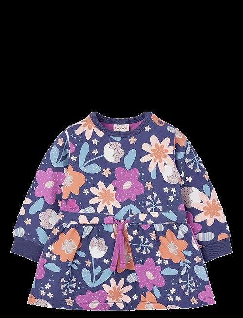 Boboli | Fleece Dress Floral | 86