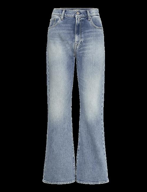 Replay | Becka Mid Waist Flared Original  Denim Trousers | 27 x 32