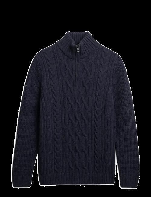 Superdry | Jacob Cable Knit Half Zip | S