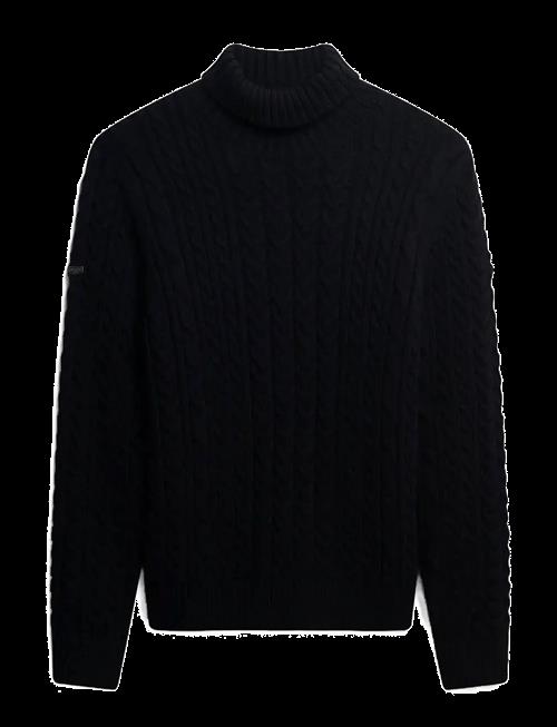 Superdry | Jacob Cable Roll Neck Jumper | L