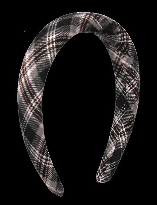 Pipol's Bazaar | Tartan Head Black | ONE SIZE