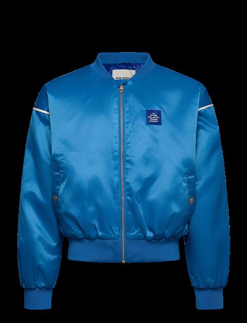 Mini Rodini | Travel Agency Chenille Satin Baseball Jacket | 92/98