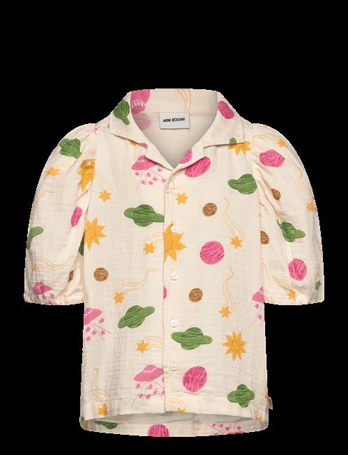 Mini Rodini | Space Aop Muslin Ss Blouse | 104/110