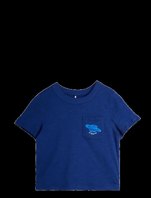 Mini Rodini | Planet Emb Ss Tee | 104/110