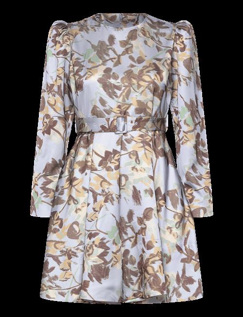 by Ti Mo | Tailored Satin Belt Dress | M