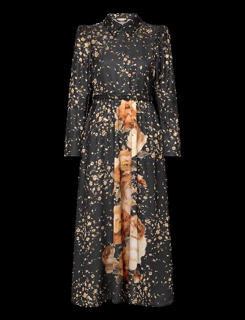 by Ti Mo | Tailored Satin Shirt Dress | S