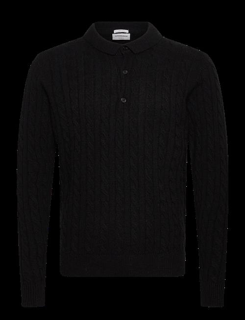 Lindbergh | Lambswool L/S Button Polo | XL