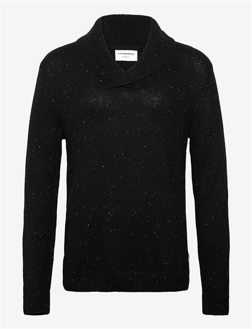Lindbergh | Nep-Yarn Shawl Collar Knit | L
