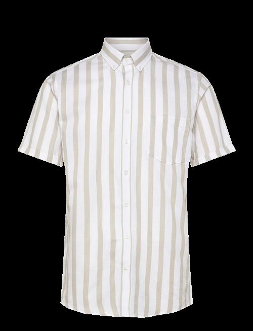 Lindbergh | Striped Cotton/Linen Shirt S/Sstriped Cotton/Linen Shirt S/S | XL