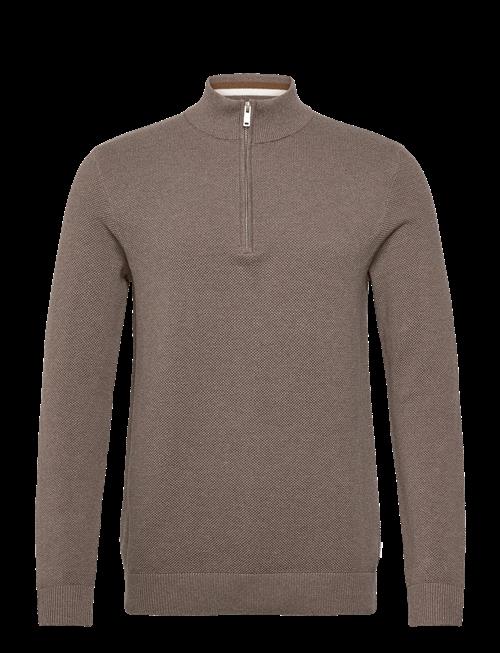 Lindbergh | Structure Zip Neck Knit | XXL