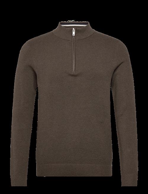 Lindbergh | Structure Zip Neck Knit | L