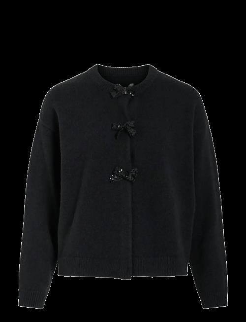 Vila | Vibrianna O-Neck L/S Bow Knit Cardigan | XS