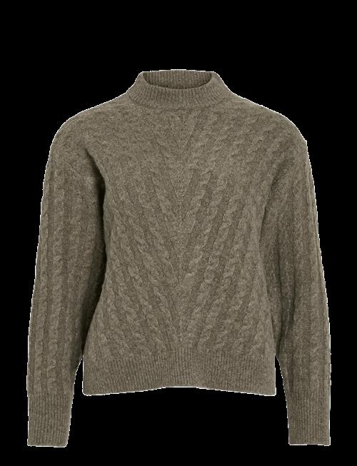 Vila | Virelli Highneck L/S Cable Knit Top/Bfs | XS