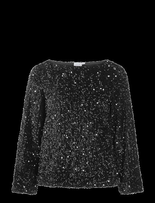 Vila | Vifaith Boat Neck L/S Sequin Top/1 | XS